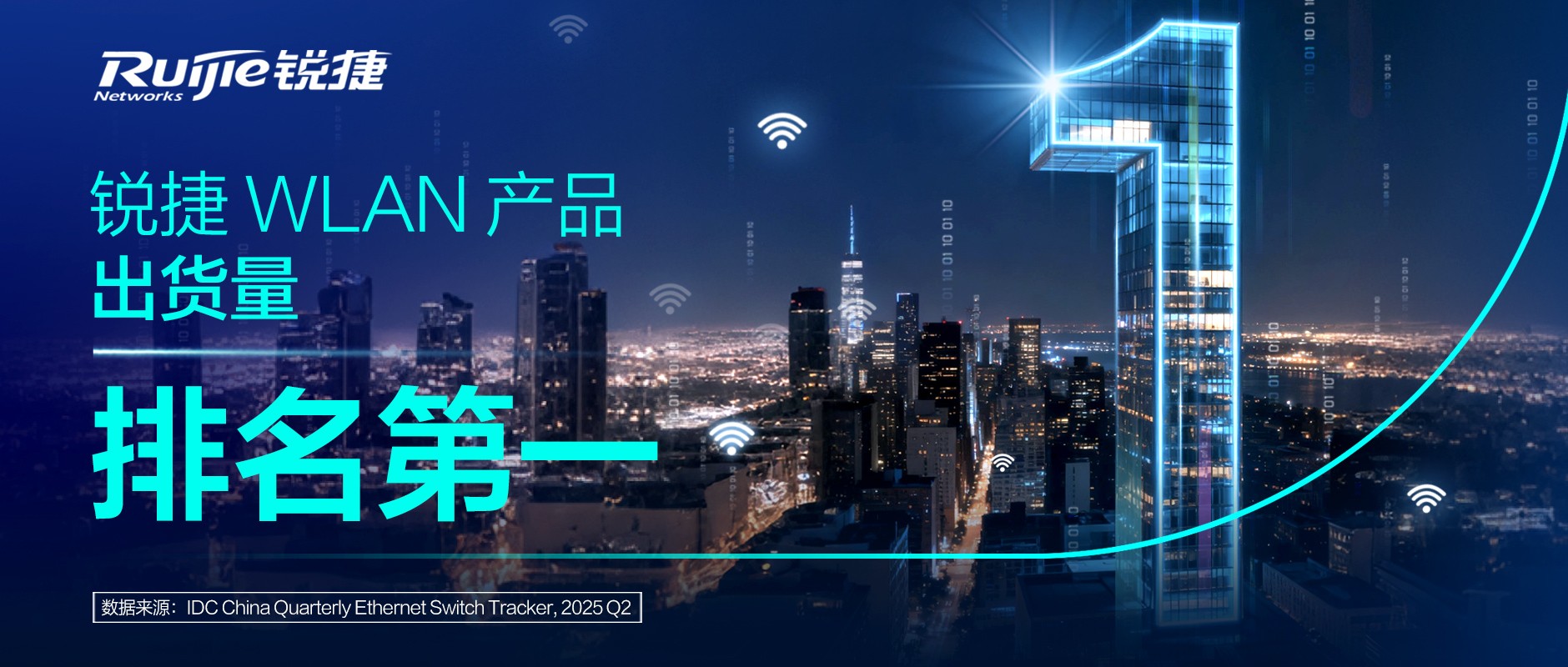 锐捷WLAN产品出货量第一，锐捷磐石无线覆盖千行百业